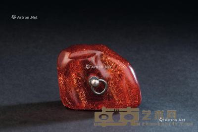  琥珀随形摆件 长5.1cm；宽2.9cm；高3.7cm；重约37g