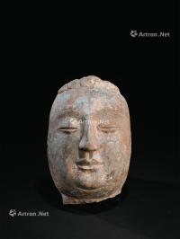  北齐（550-577） 石雕观音佛首