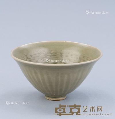  金代（1115-1234） 耀州窑刻花四鱼碗 直径11cm；高5.2cm