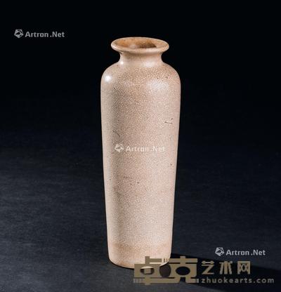 明代（1368-1644） 哥釉瓶 直径6cm；高17.4cm