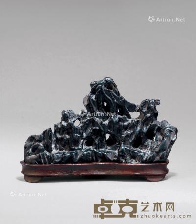  清代（1644-1911） 石雕山子摆件 长11.6cm；高6.3cm