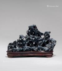  清代（1644-1911） 石雕山子摆件