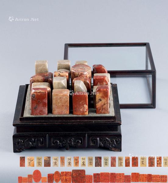  明代（1368-1644） 寿山石印章 （二十件一组）