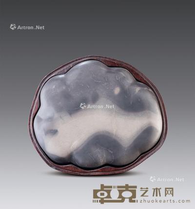  随形端砚 长29.4cm；宽25.1cm；高3.4cm
