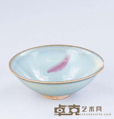  金代（1115-1234） 钧窑紫斑碗 直径13.2cm；高4.7cm