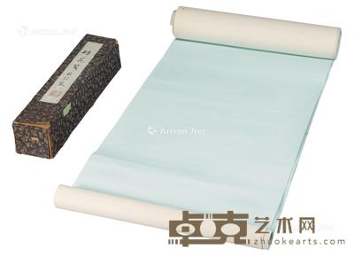 十竹斋制 研花笺十张装 (一卷) 长234;宽53cm