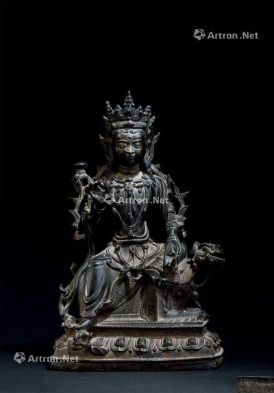  明代（1368-1644） 铜普贤菩萨座像