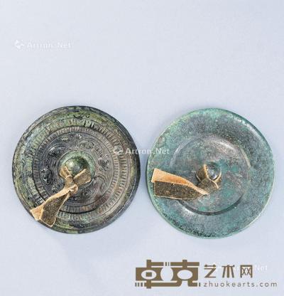  铜花卉纹 瑞兽纹镜 （二件一组） 尺寸不一