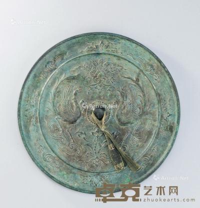  宋代（960-1279） 铜双凤花卉纹镜 直径23.6cm
