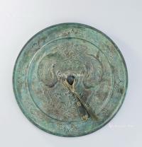  宋代（960-1279） 铜双凤花卉纹镜