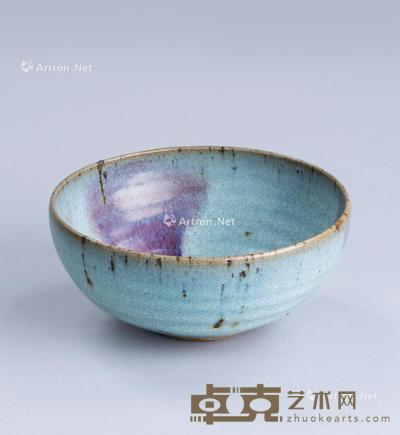  金代-元代（1115-1368） 钧窑紫斑碗 直径16.2cm；高7.1cm
