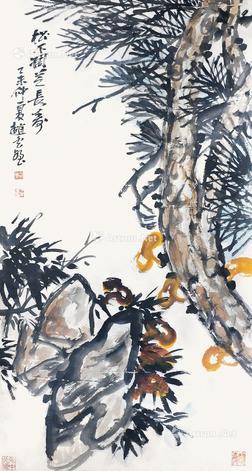  花卉 立轴 纸本