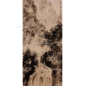  山水画 （一幅）