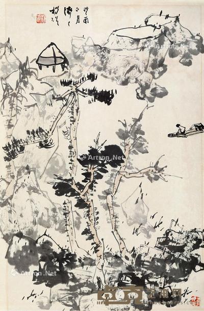  山水 镜心 设色纸本 69×46cm