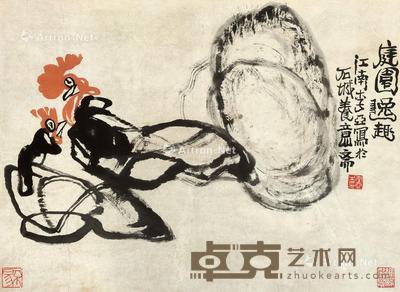  大吉图 镜心 设色纸本 59×43cm
