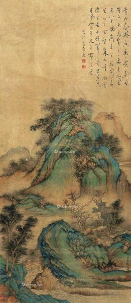  山水 立轴 纸本