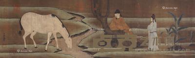  人物 镜片 纸本 20×67cm