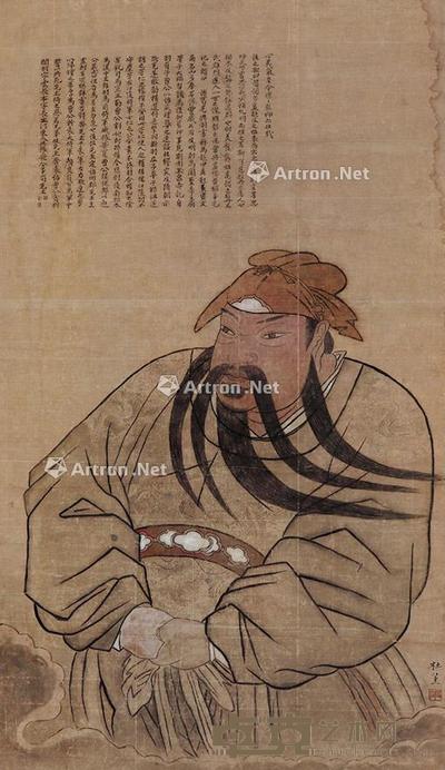 人物 立轴 纸本 162×92cm