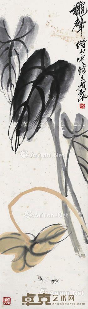  秋声 立轴 纸本 116×34cm