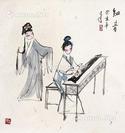  知音 立轴 纸本
