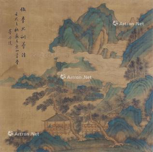  山水 立轴 纸本
