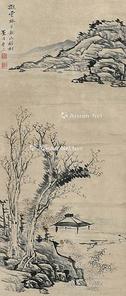  山水 立轴 纸本