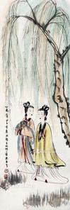 人物 立轴 纸本
