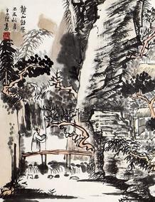  山水 立轴 纸本