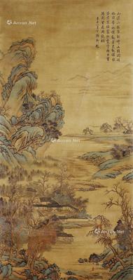  山水 立轴 绢本