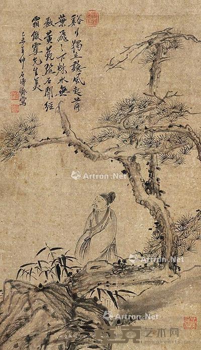 高仕图 立轴 纸本 54×31cm