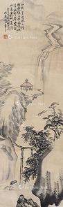 山水 立轴 纸本