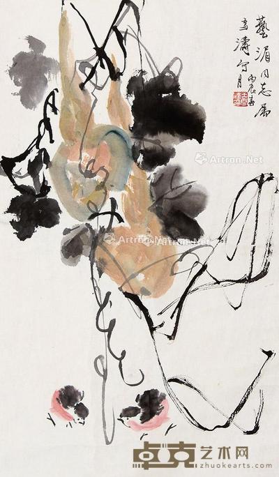 葫芦 立轴 纸本 65×38cm