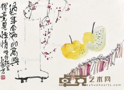 过年 镜框 纸本 31×42cm