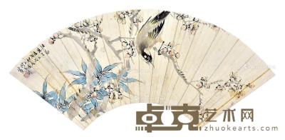  花鸟 镜框 纸本 18×50cm