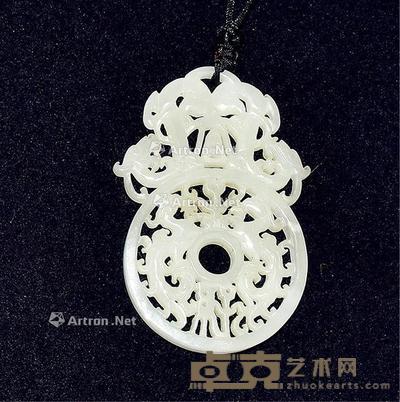 出廓宜子孙珮 长8cm;宽5.5cm;厚0.6cm;重38g