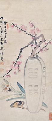  清供图 立轴 纸本