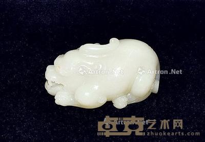 瑞兽把件 长8cm;宽4.5cm;高4.5cm;重219g