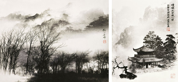  风景摄影作品 纸本