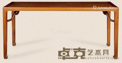  黄花梨霸王枨画桌 1748×78×83cm