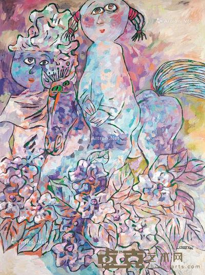 山海经系列 布面油画 120×90cm