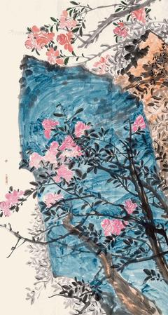  2018年作 花卉 镜心 设色纸本