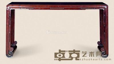  红木下卷琴桌 150×45×82cm