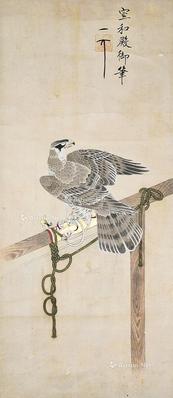  花鸟 立轴 设色纸本