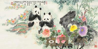 熊猫 镜片 138×68cm