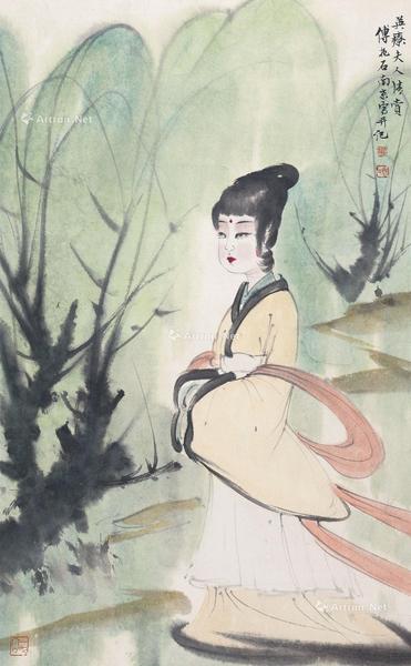  人物 立轴 纸本