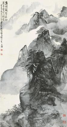  山水 立轴