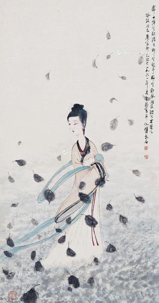  人物 立轴 纸本