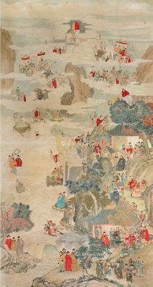  群仙祝寿 立轴