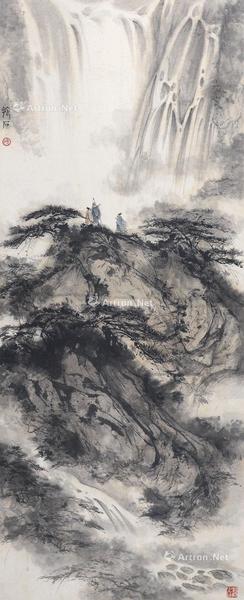  山水 立轴 纸本