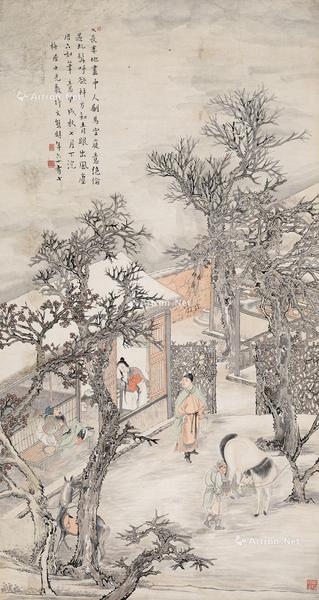  人物 立轴 纸本